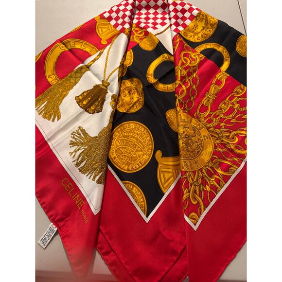Celine Vintage Silk Scarf - Picture 6 of 6